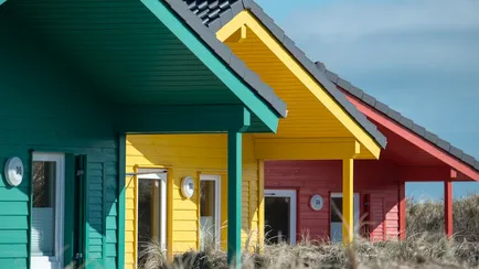 case di diverso colore