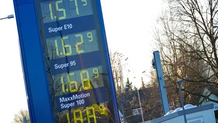 Tabella prezzi carburante