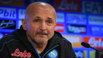 L'allenatore del Napoli Luciano Spalletti