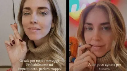 Chiara Ferragni intervista Fazio storie Instagram